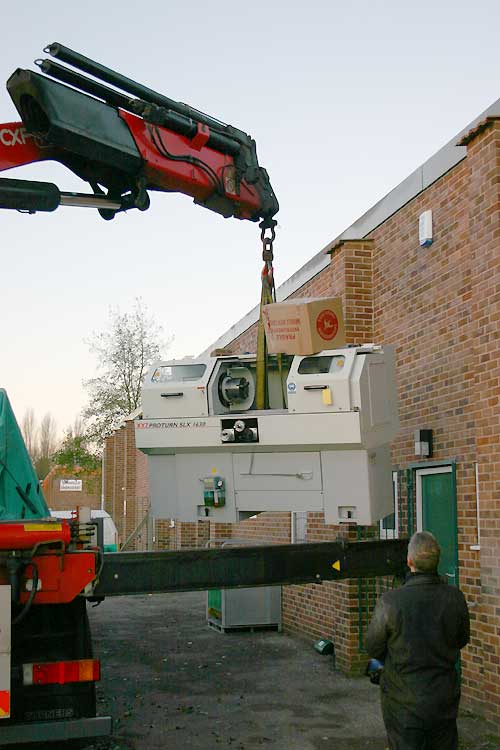 New CNC lathe