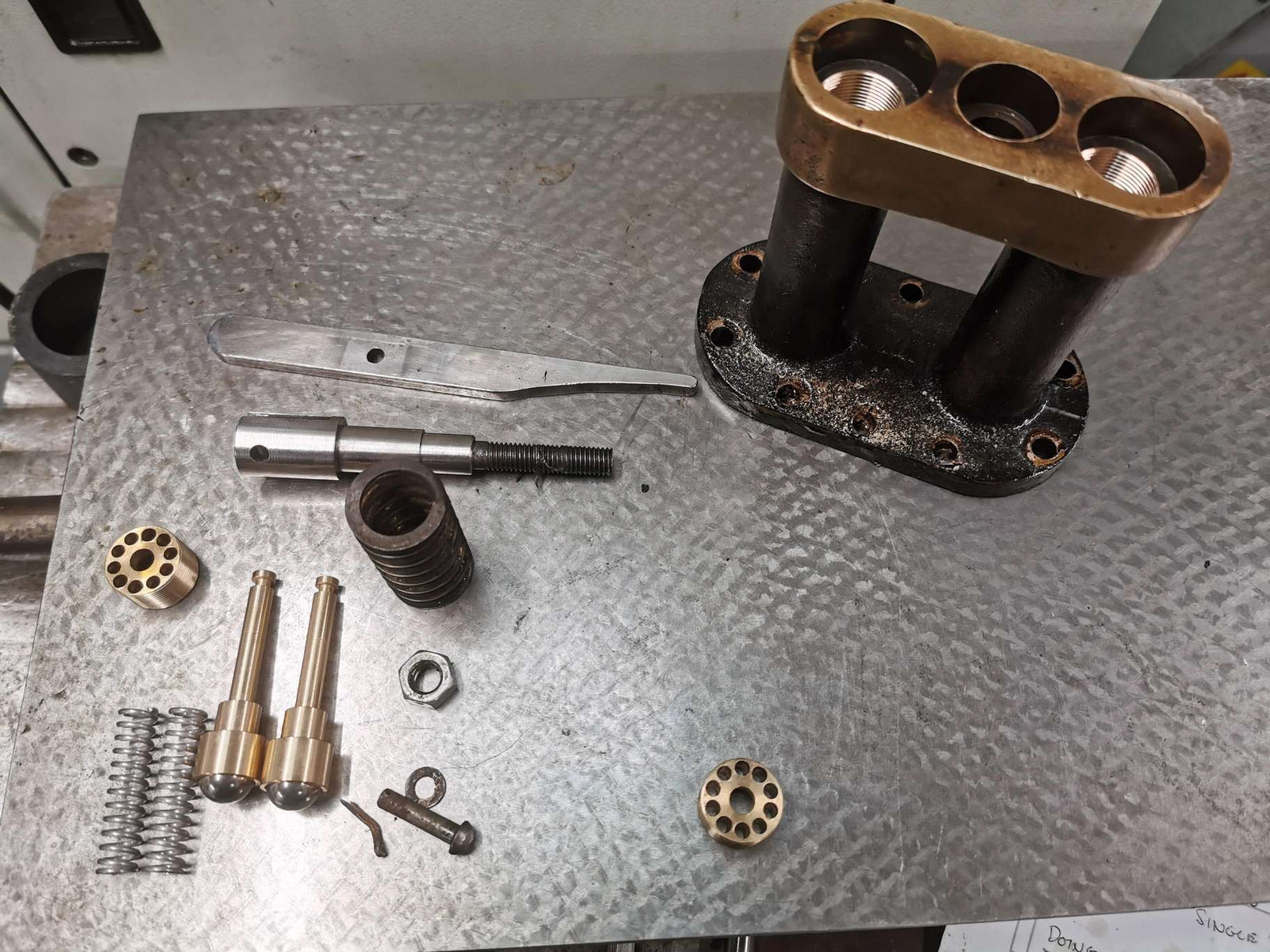 Traction engine safety valves - a radical rework