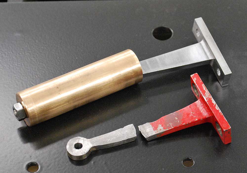 Broken Burrell pump rod