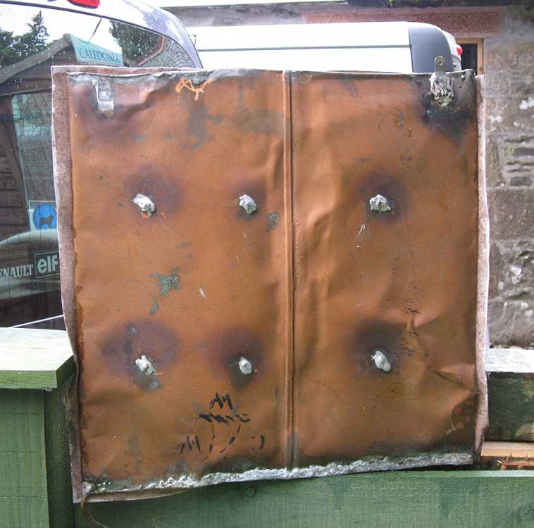 Scary steam back warmer