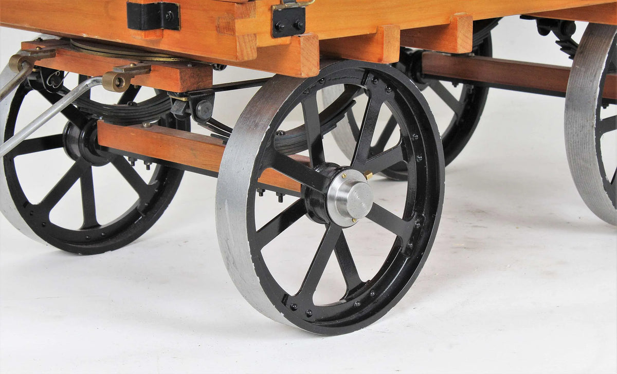 1 1/2 inch scale traction wagon