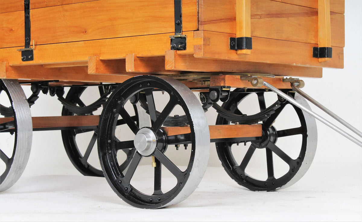 1 1/2 inch scale traction wagon
