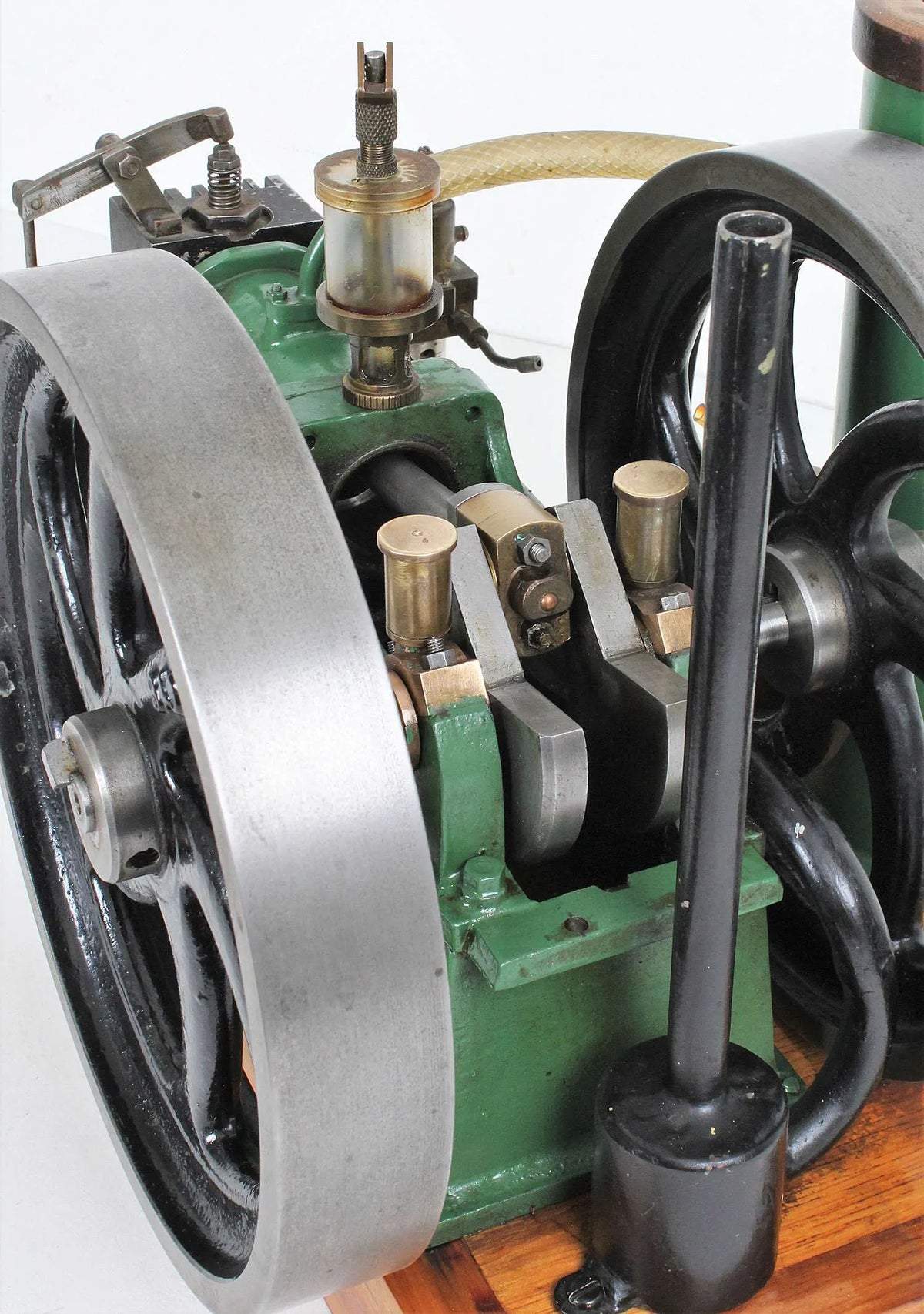 Water-cooled open crank engine