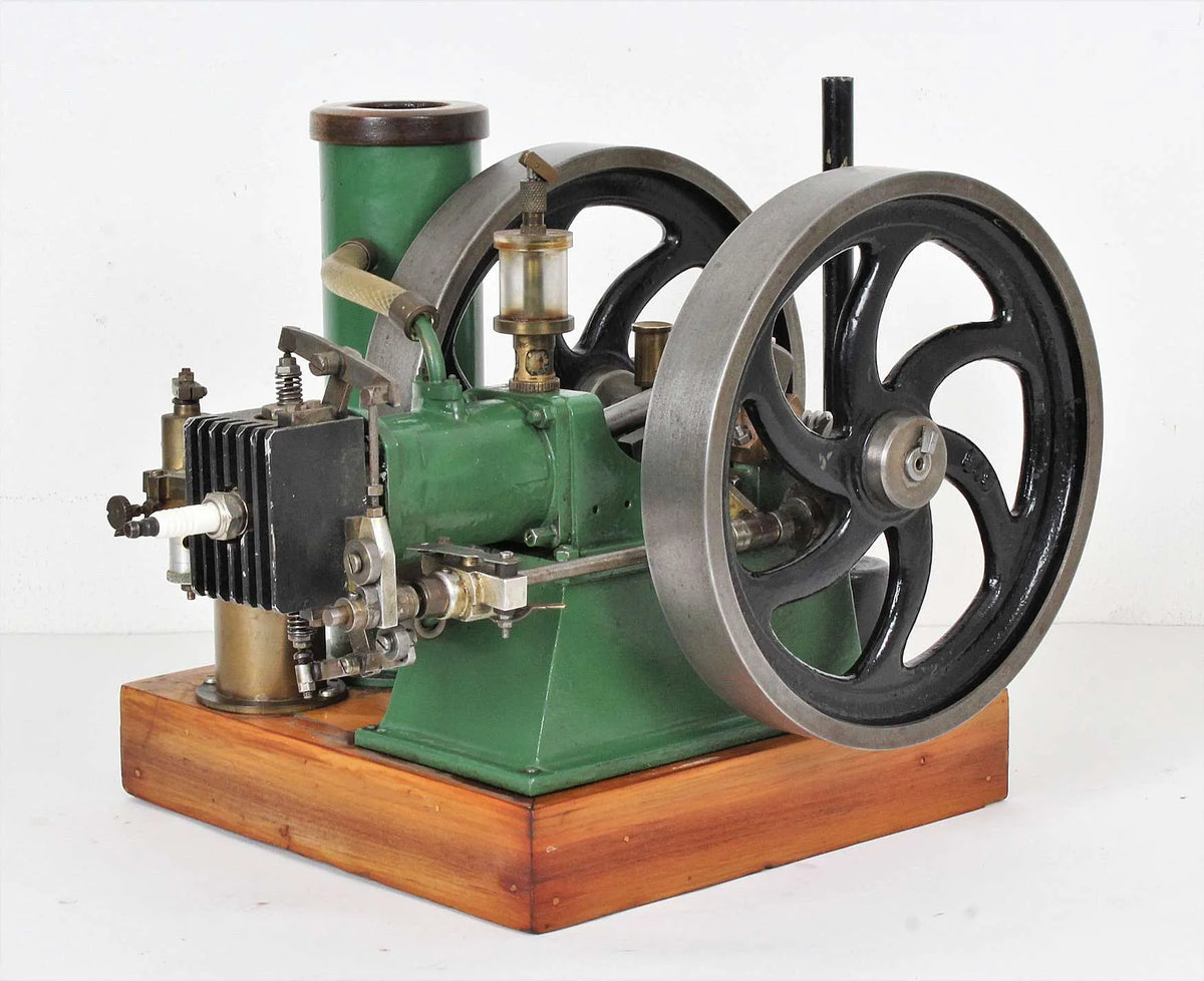 Water-cooled open crank engine