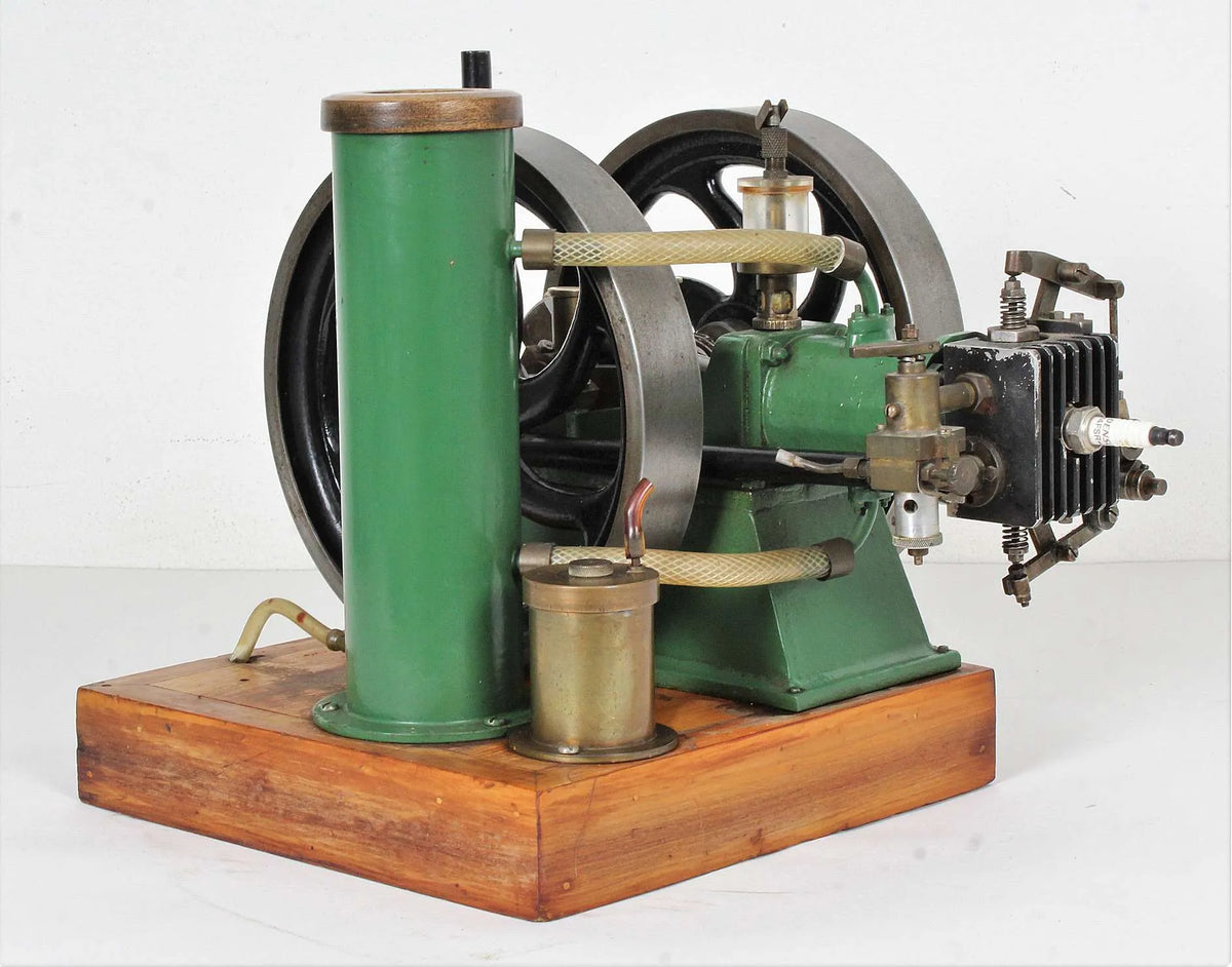 Water-cooled open crank engine
