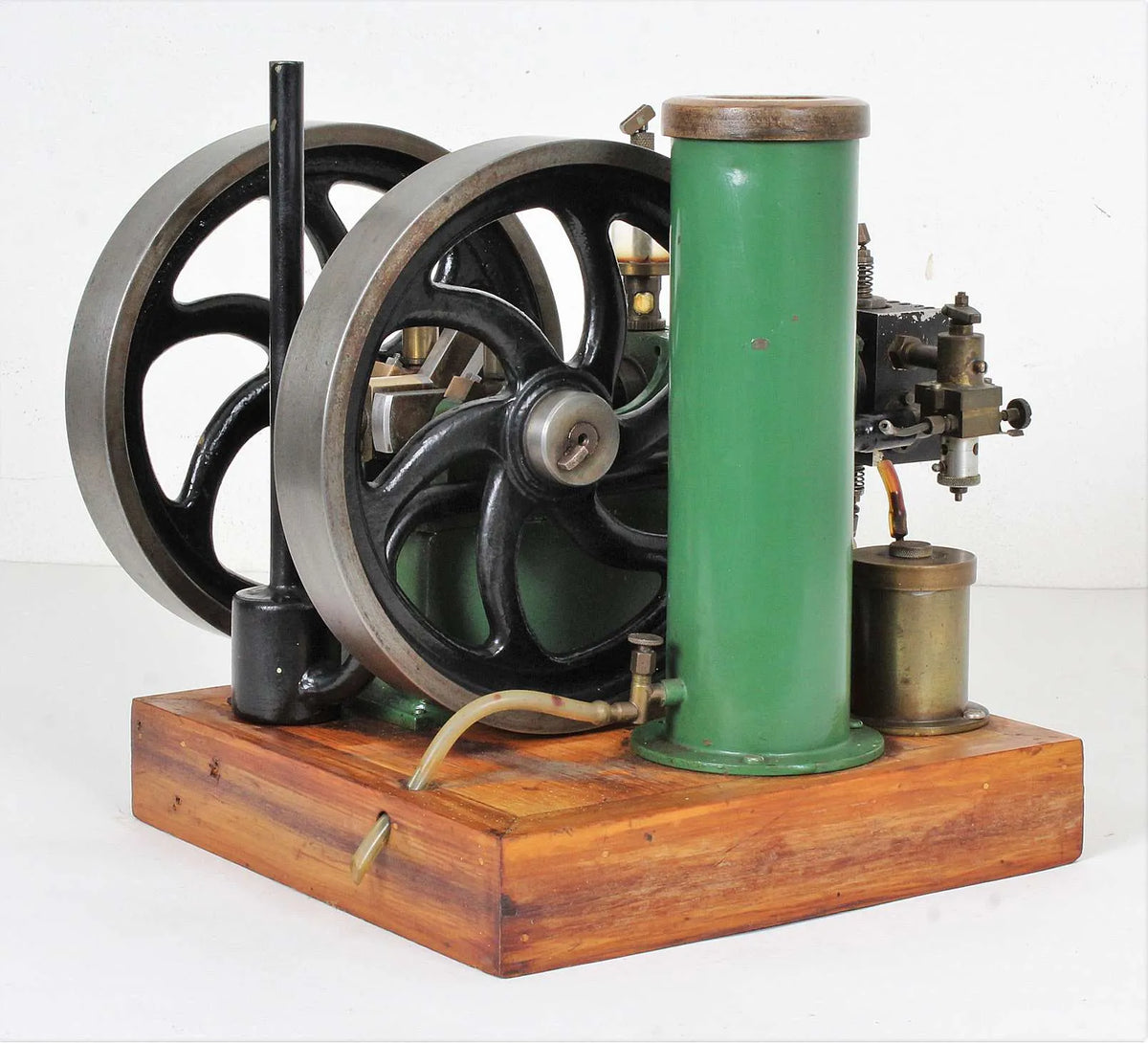 Water-cooled open crank engine