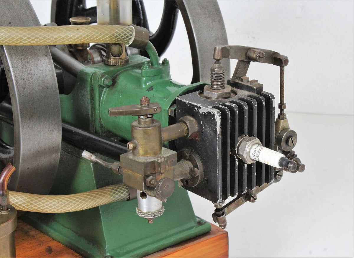 Water-cooled open crank engine