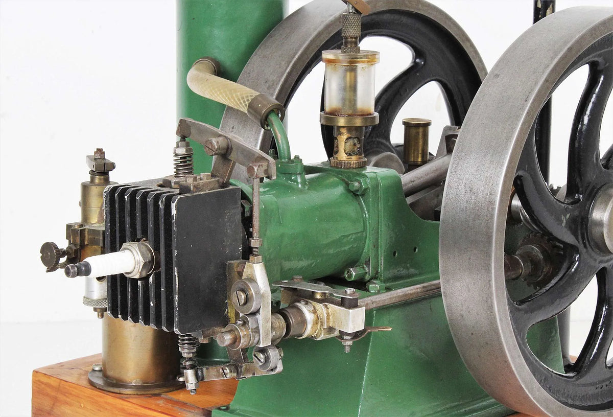 Water-cooled open crank engine
