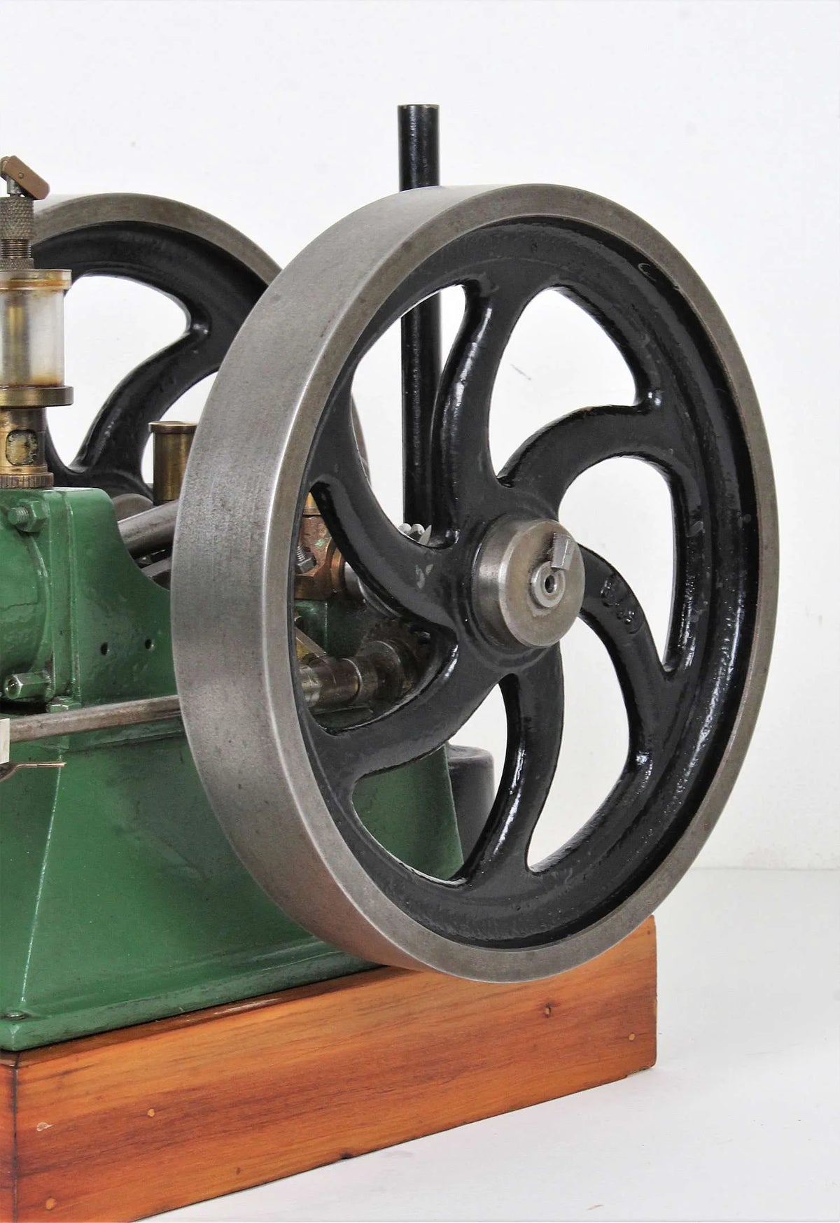 Water-cooled open crank engine