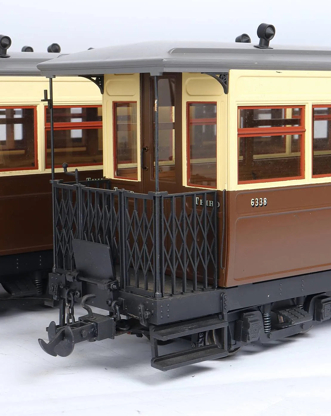 Rake of three Accucraft W&L coaches