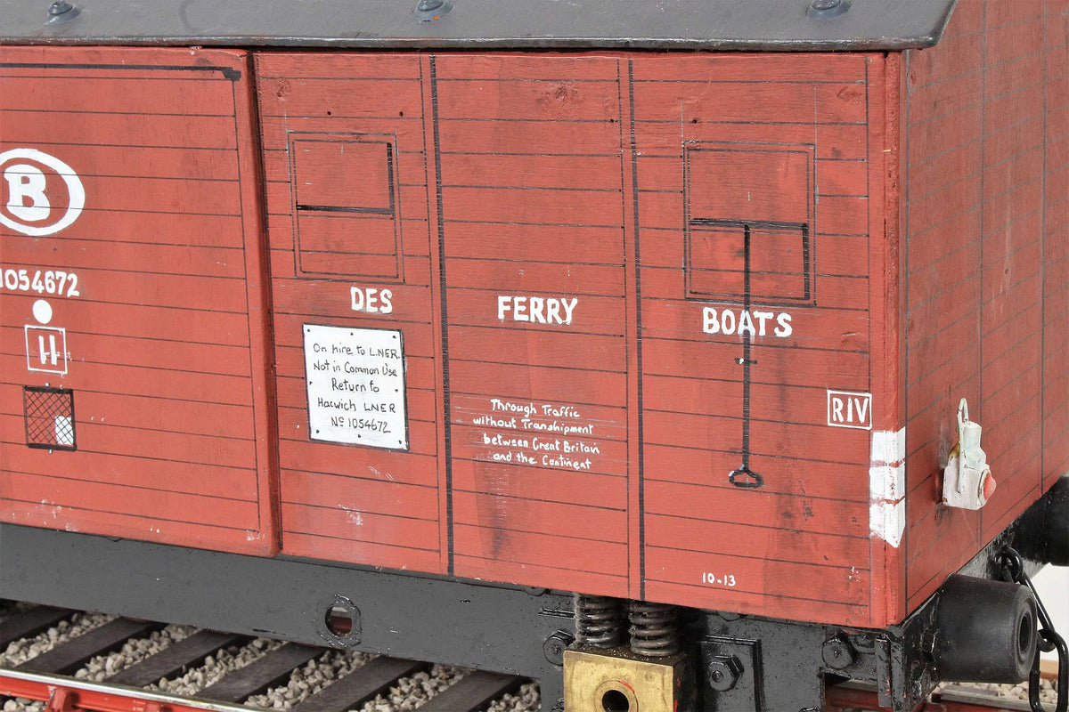 3 1/2 inch gauge Société Belgo-Anglaise Des Ferry-Boats parcels van