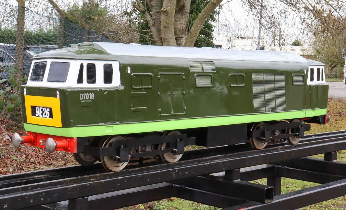 5 inch gauge Class 35 D7018 battery electric