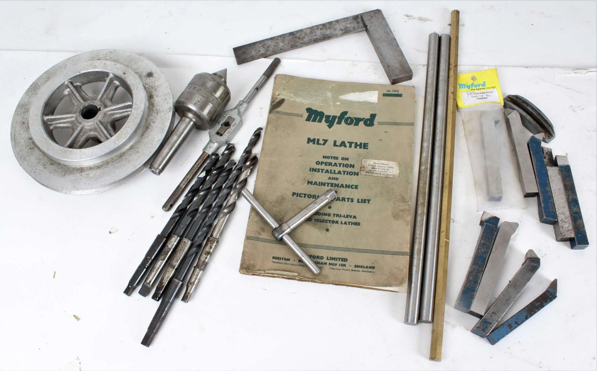 Myford ML7B with cabinet stand