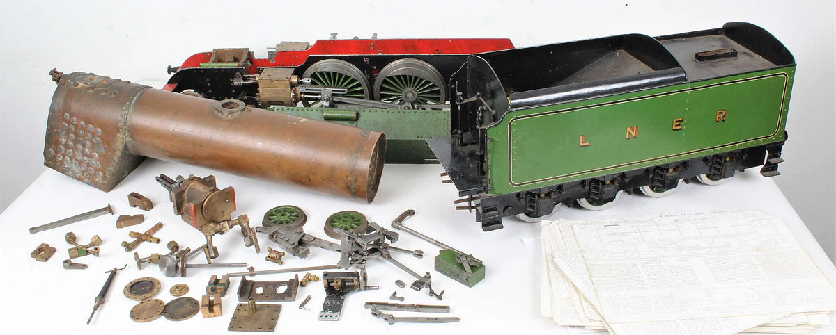 3 1/2 inch gauge "Hielan Lassie" chassis & tender