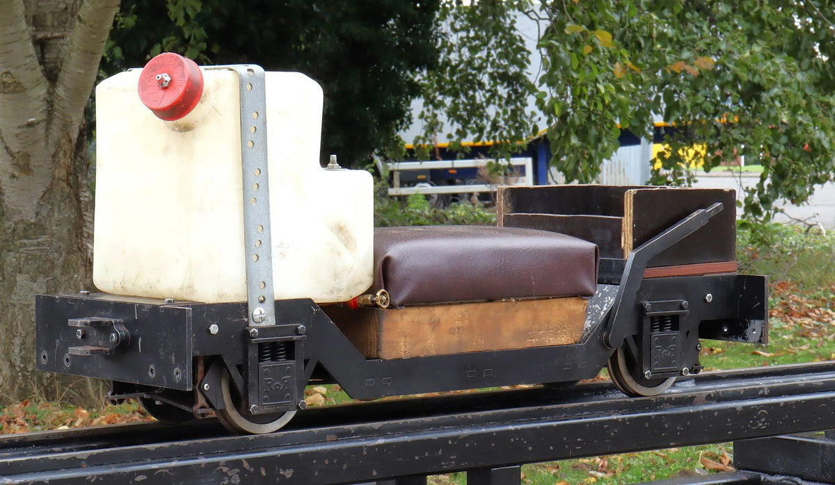 5 inch gauge Ride on Railways raised level braked driving truck