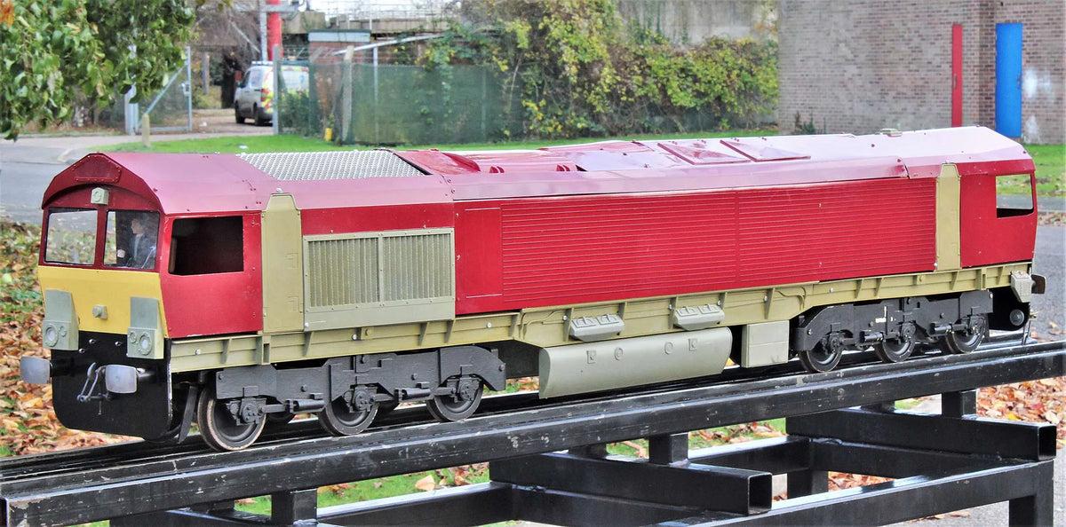 Part-built 5 inch gauge  Class 66 battery electric