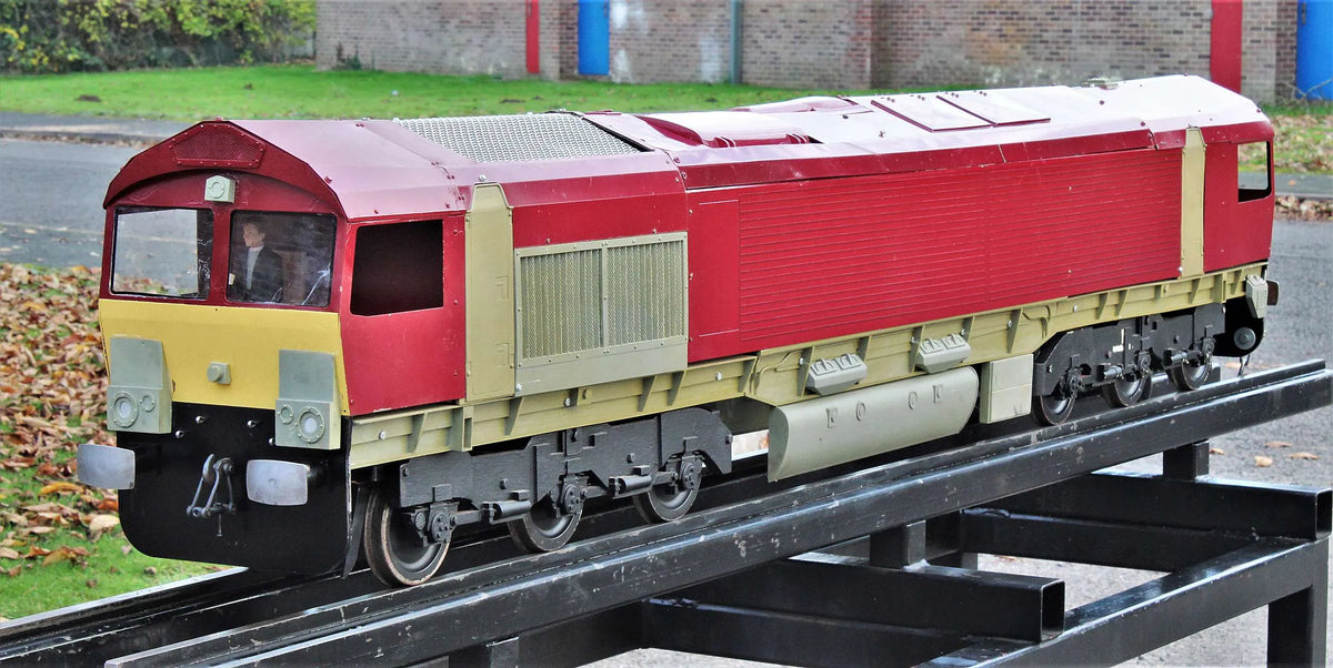 Part-built 5 inch gauge  Class 66 battery electric