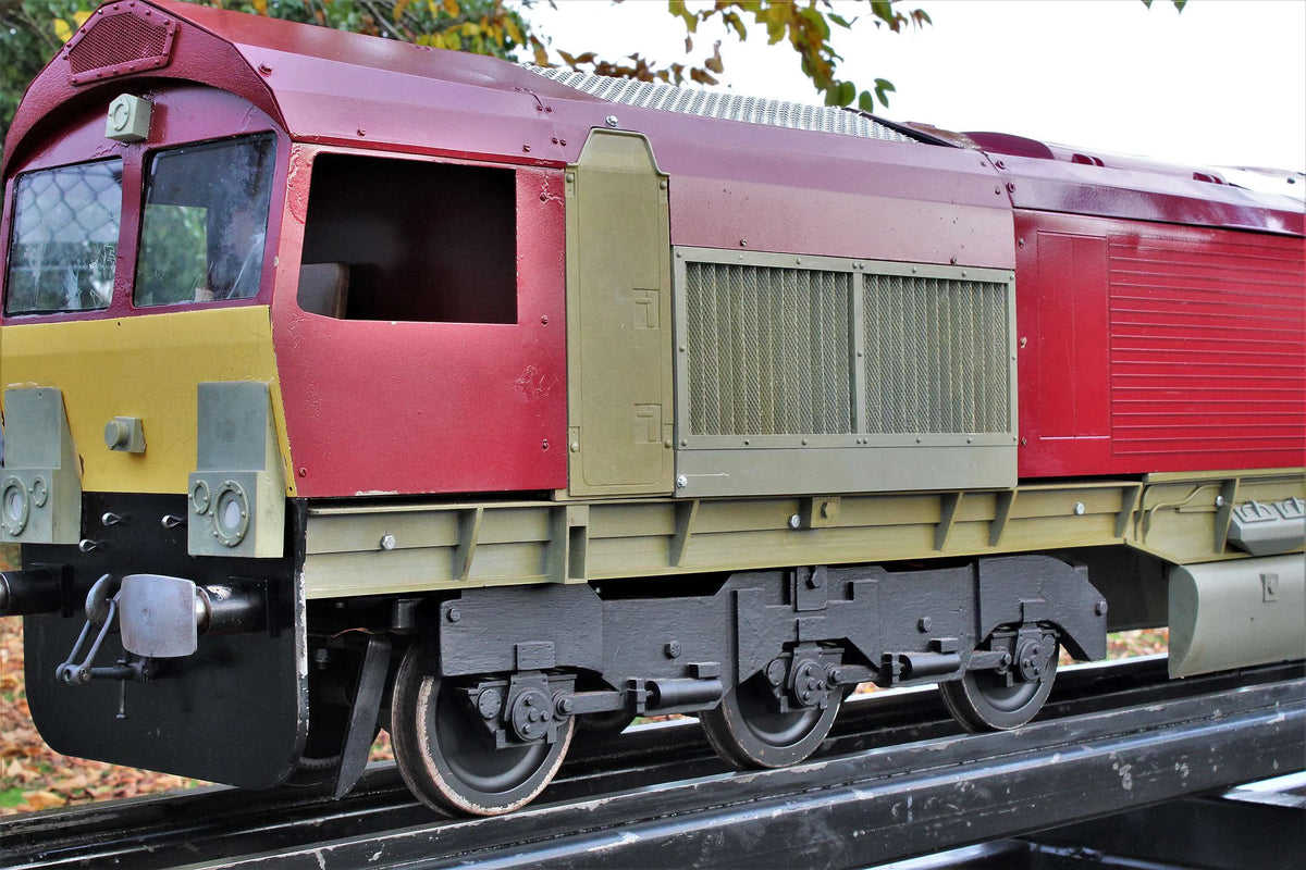 Part-built 5 inch gauge  Class 66 battery electric
