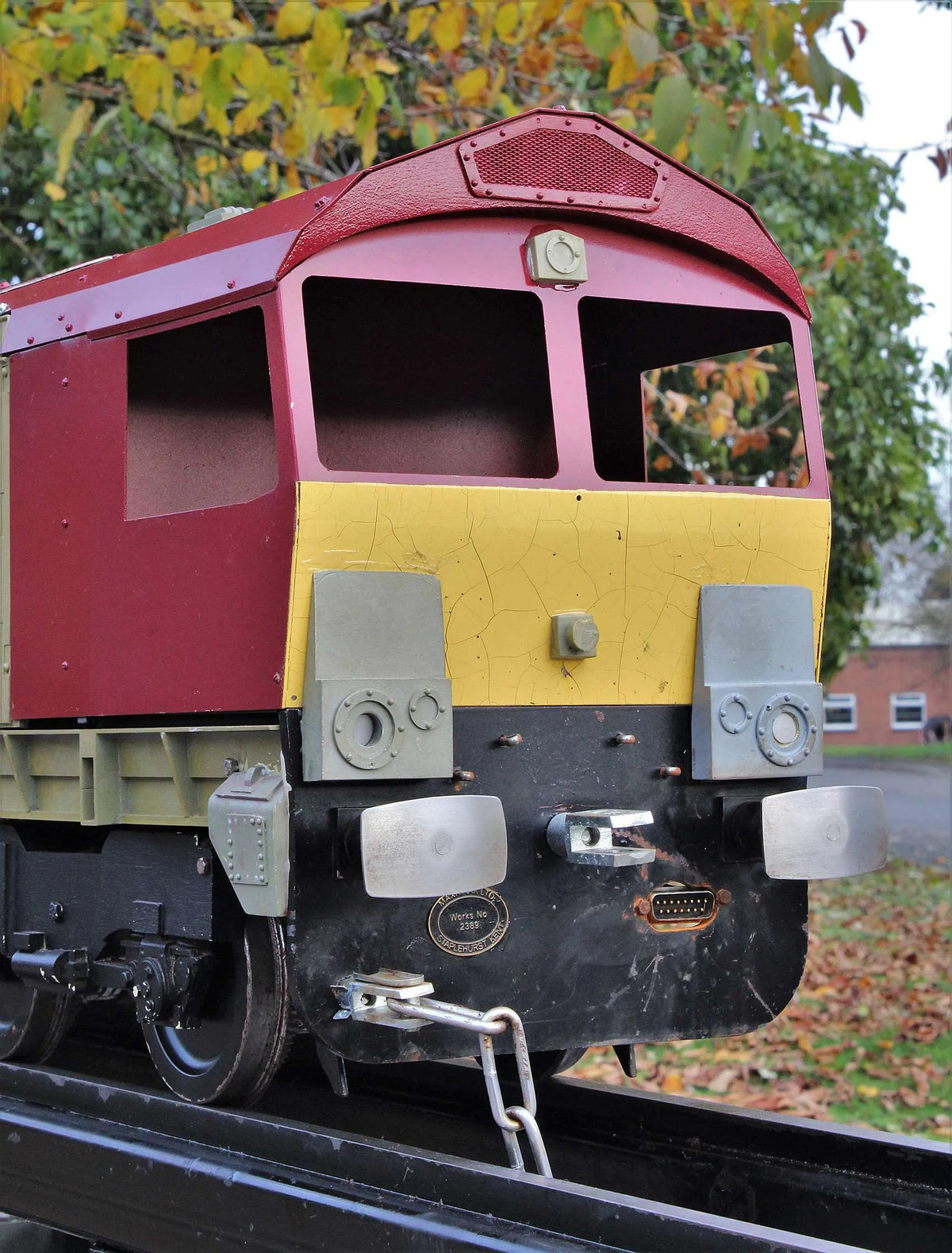 Part-built 5 inch gauge  Class 66 battery electric