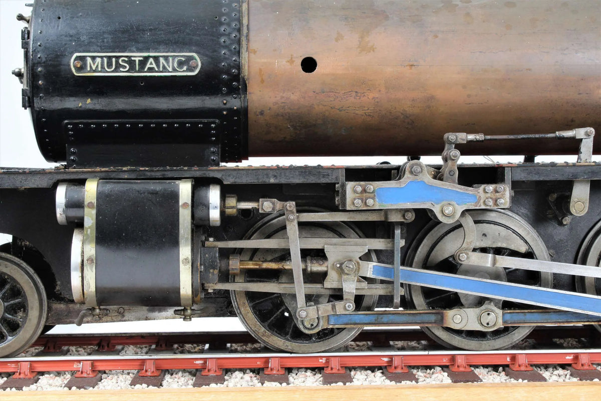 3 1/2 inch gauge 2-8-2 "Mustang" with bogie tender