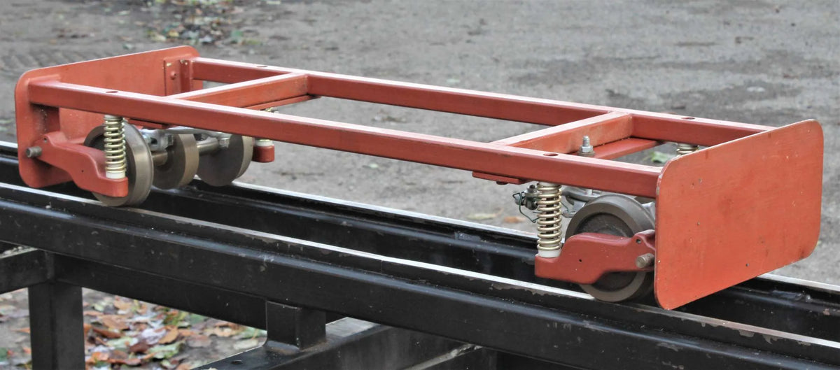 5 inch gauge braked driving truck chassis