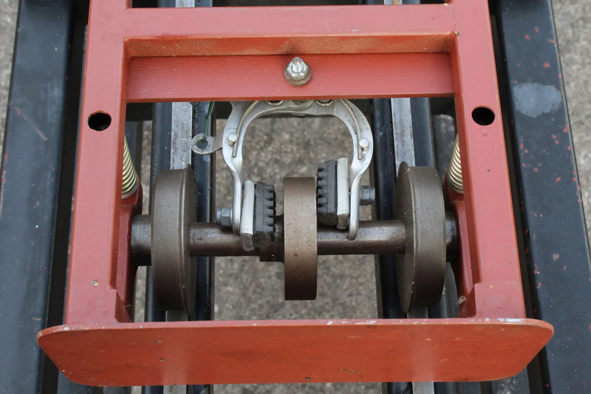 5 inch gauge braked driving truck chassis