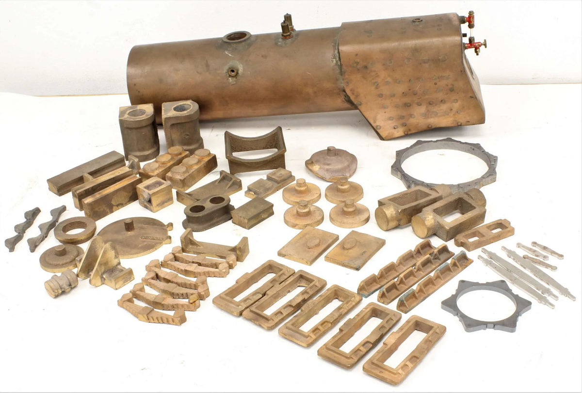 3 1/2 inch gauge 9F castings & boiler