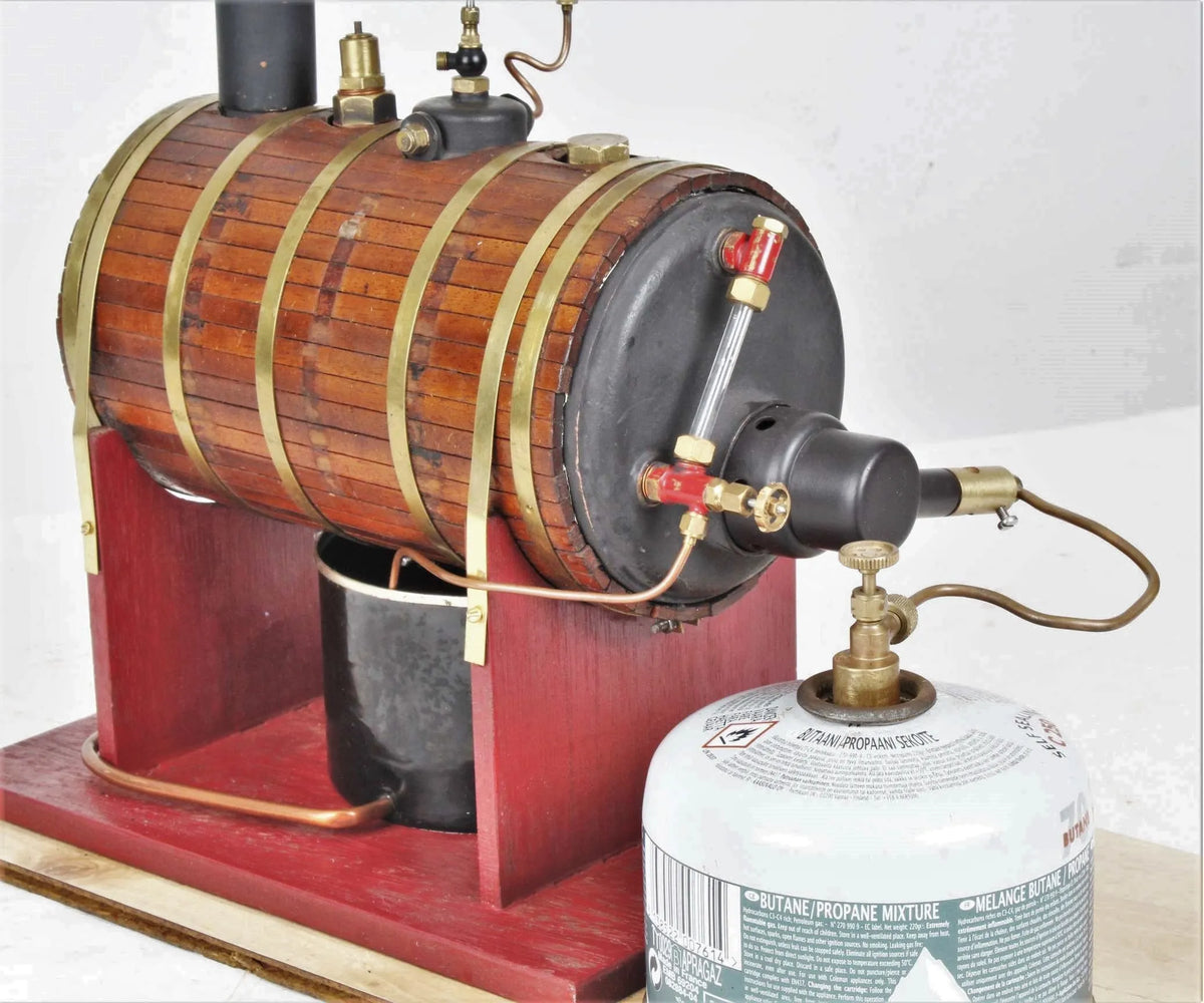 Horizontal centre-flue gas-fired boiler
