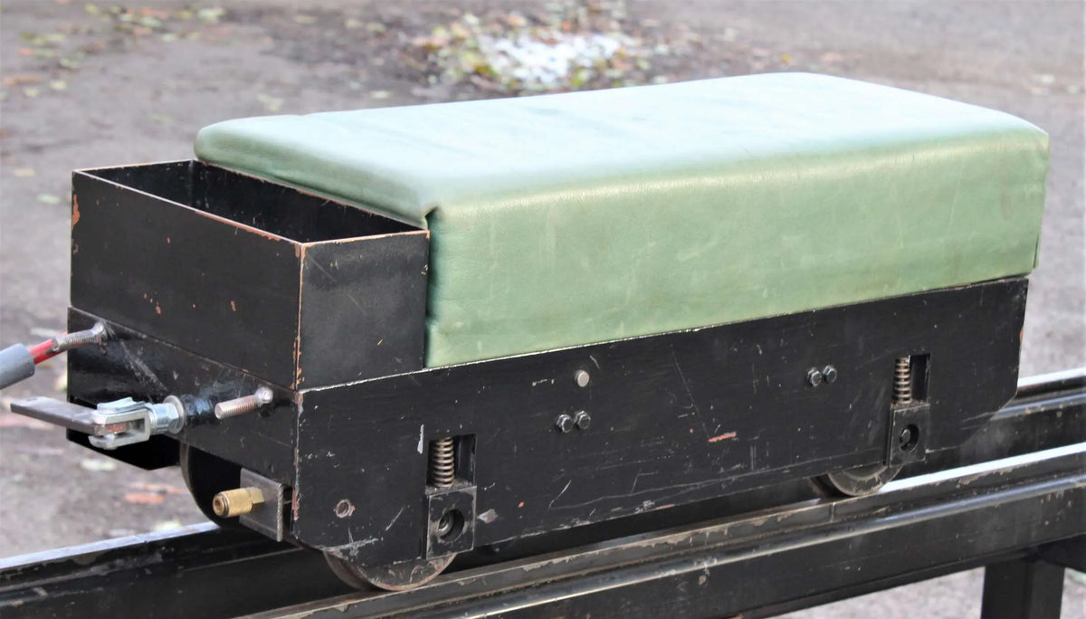 5 inch gauge four wheel braked driving truck