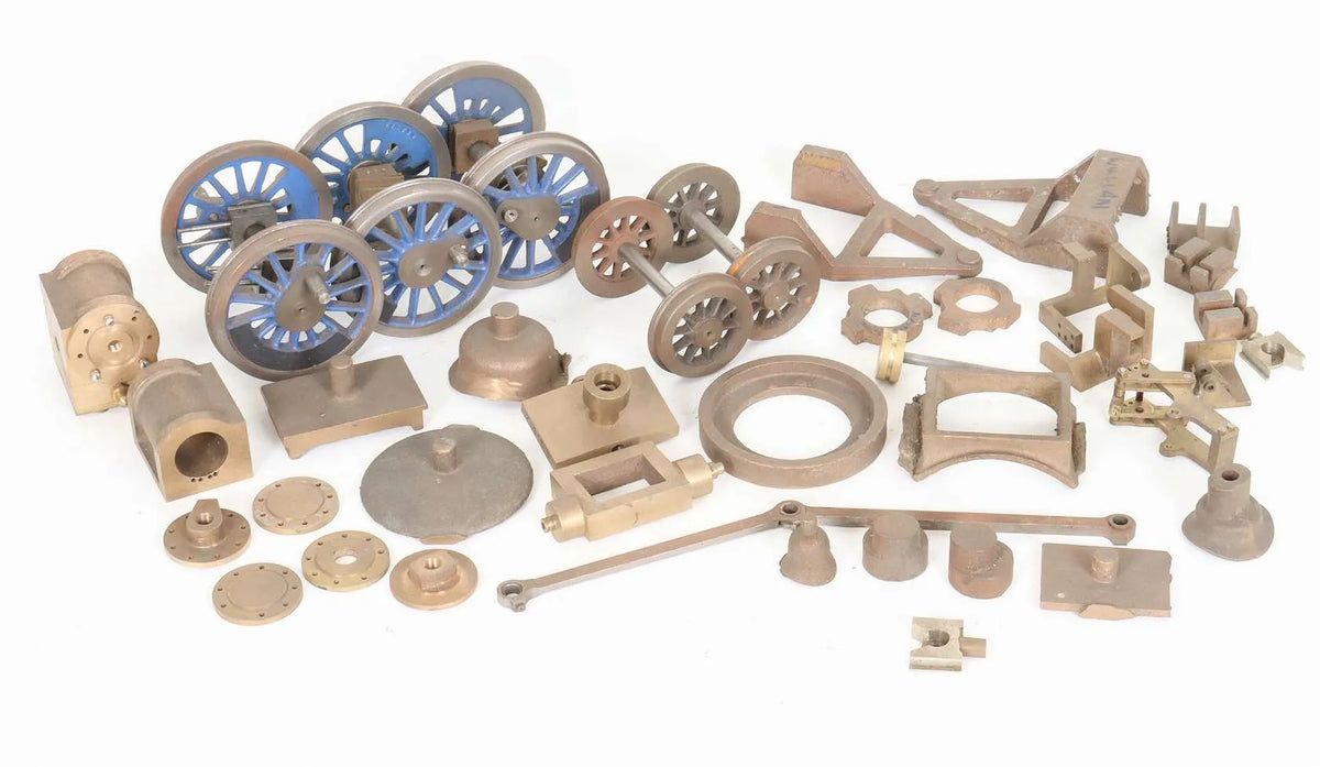 3 1/2 inch gauge ''William'' 2-6-2T parts and castings