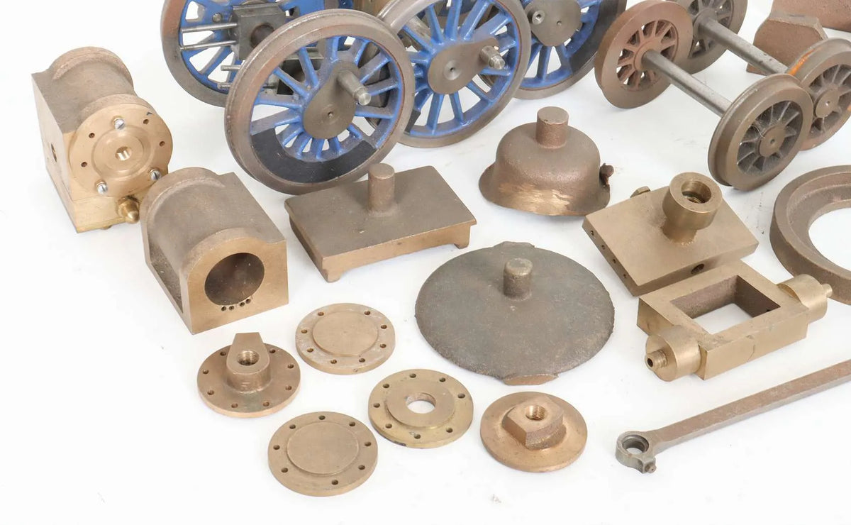 3 1/2 inch gauge ''William'' 2-6-2T parts and castings