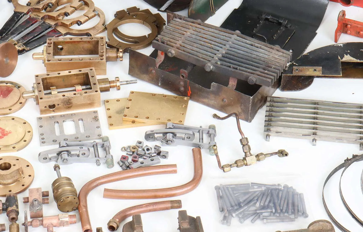5 inch gauge "Maid of Kent" 4-4-0 parts