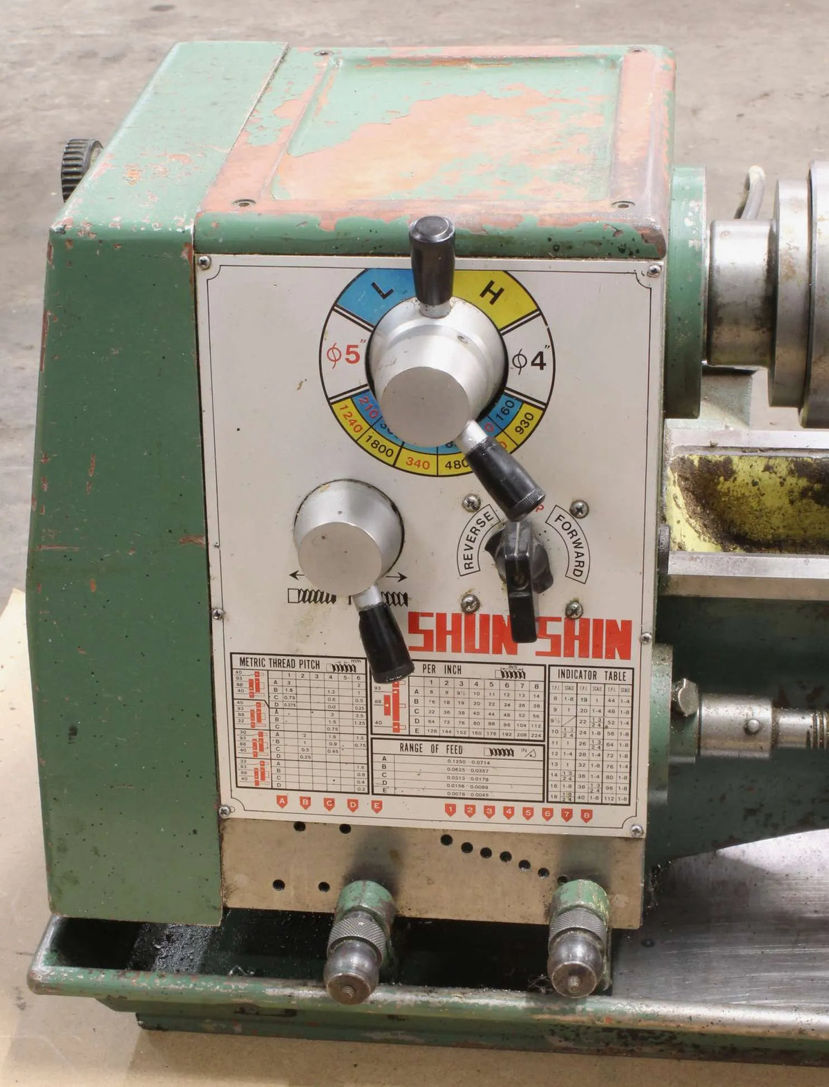 Shun Shin SSB-4ML 5 x 16 BGSC lathe