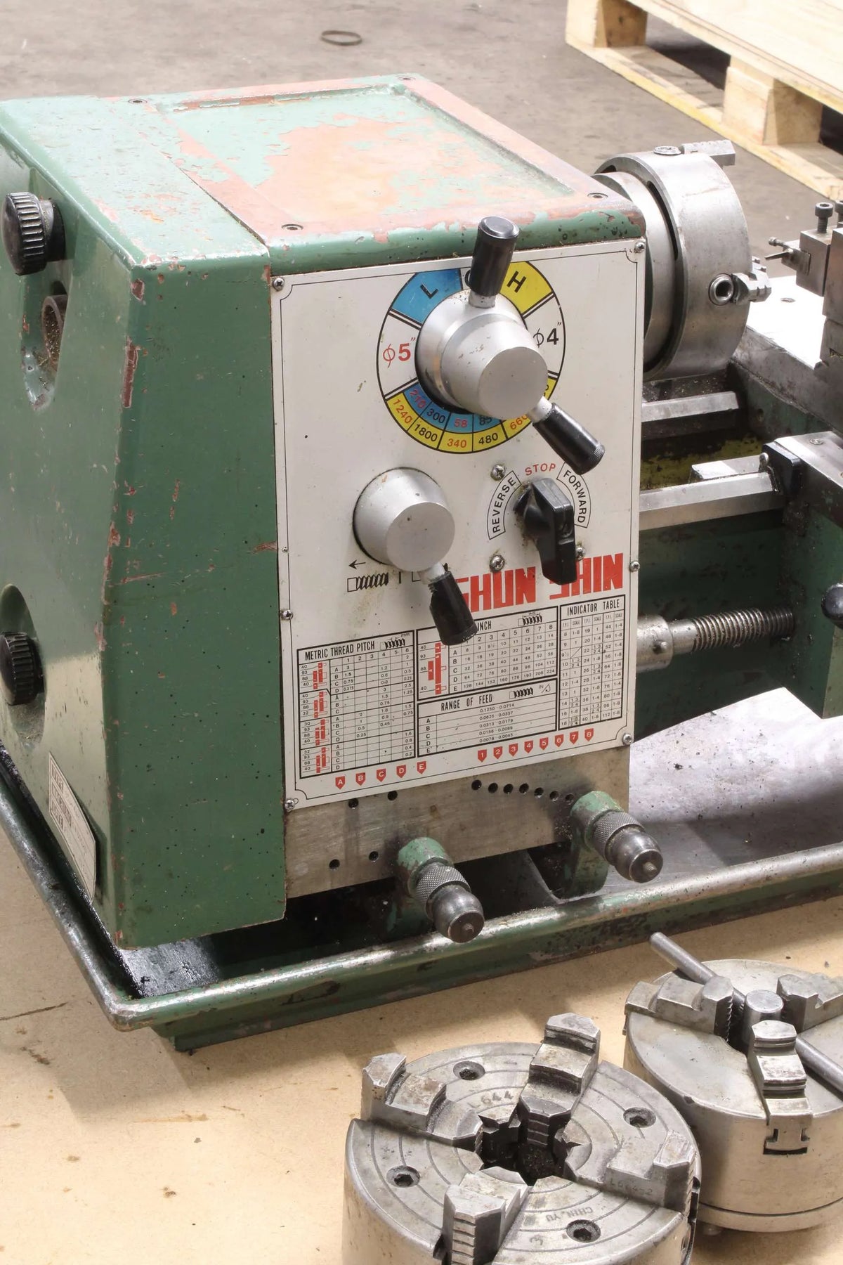 Shun Shin SSB-4ML 5 x 16 BGSC lathe