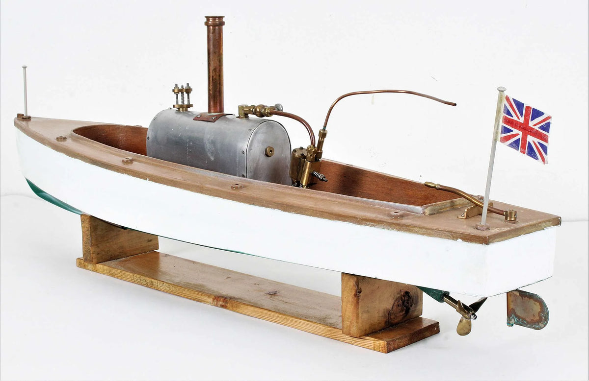 Steam launch with oscillating engine