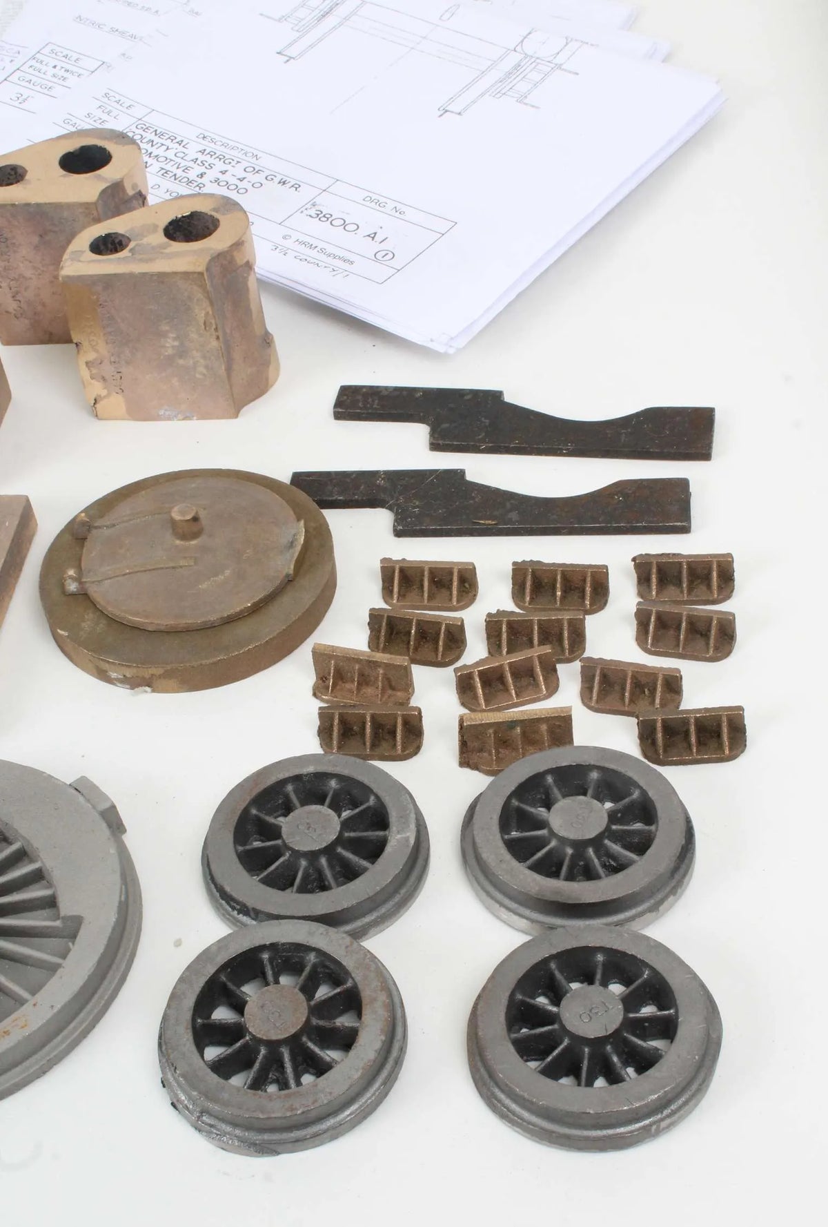 3 1/2 inch gauge "County Carlow" castings