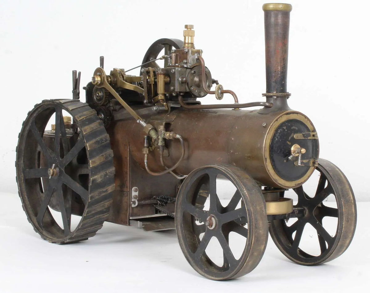 Vintage 1 inch scale traction engine