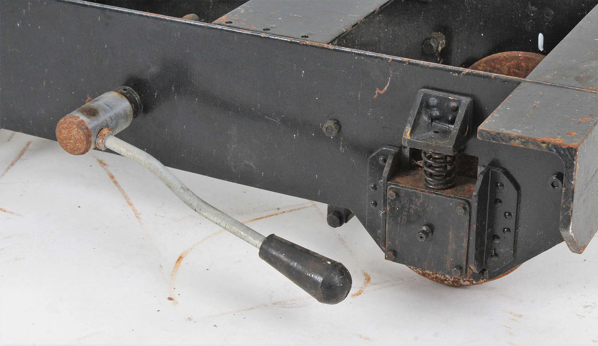 5 inch gauge braked driving truck chassis