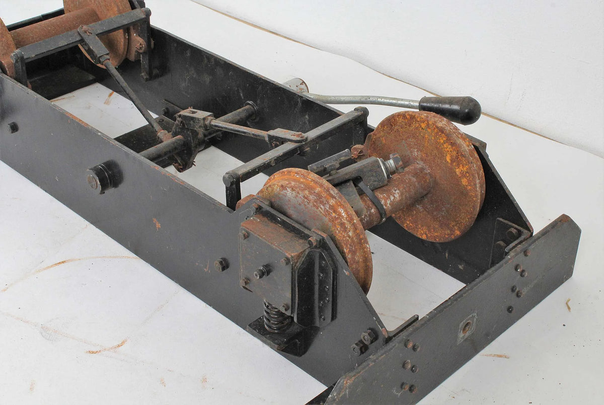 5 inch gauge braked driving truck chassis