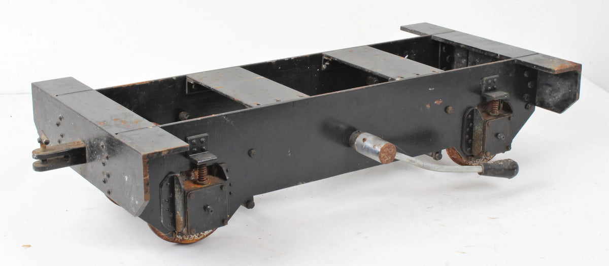 5 inch gauge braked driving truck chassis