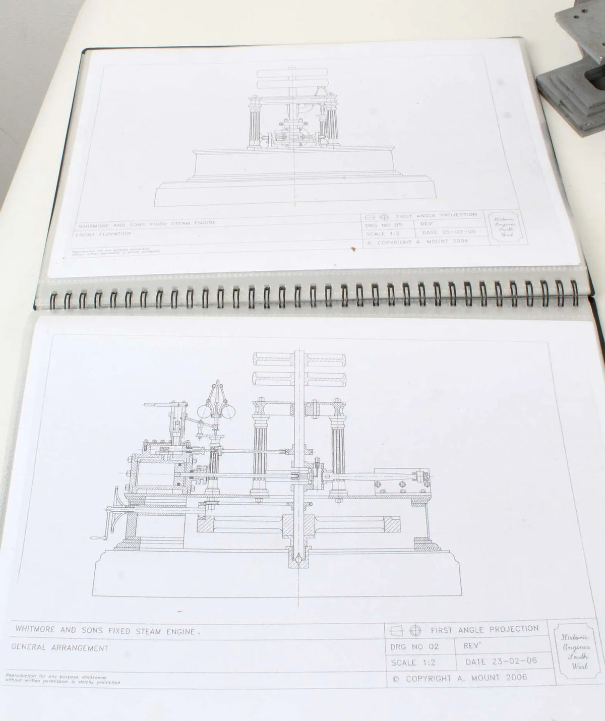 Whitmore and Binyon fixed steam engine