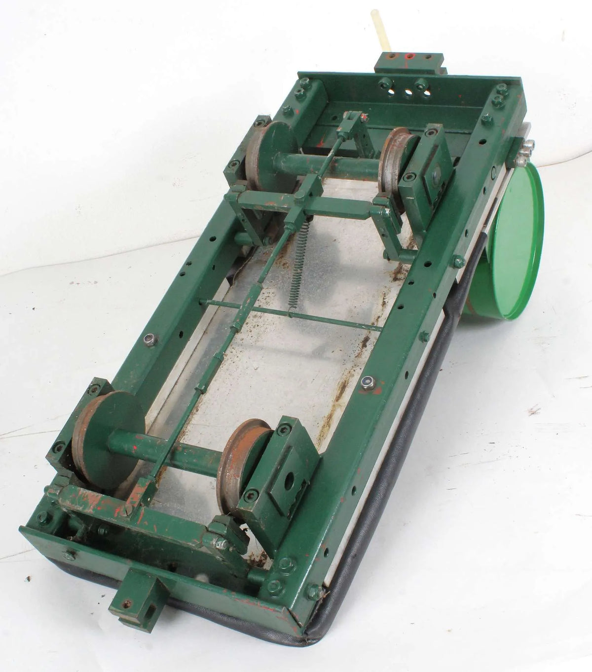 5 inch gauge braked raised level driving truck with water tank
