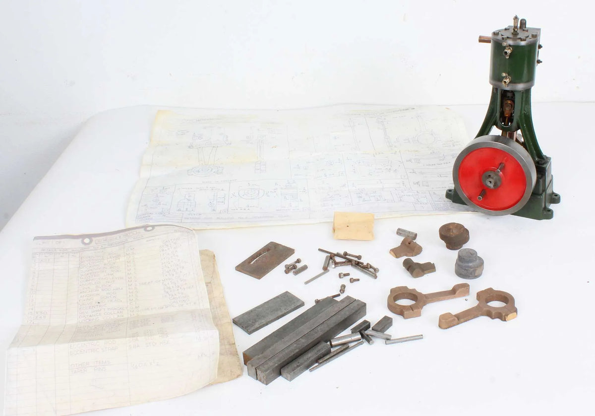 Stuart No.4 with reversing gear castings