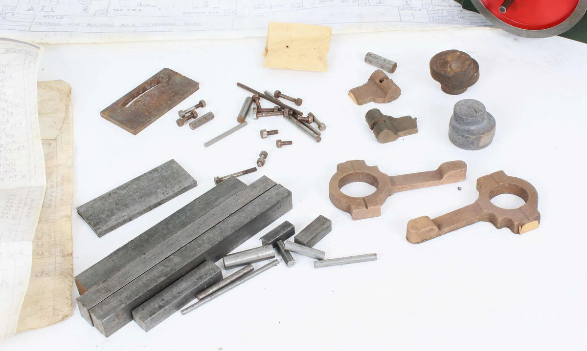 Stuart No.4 with reversing gear castings