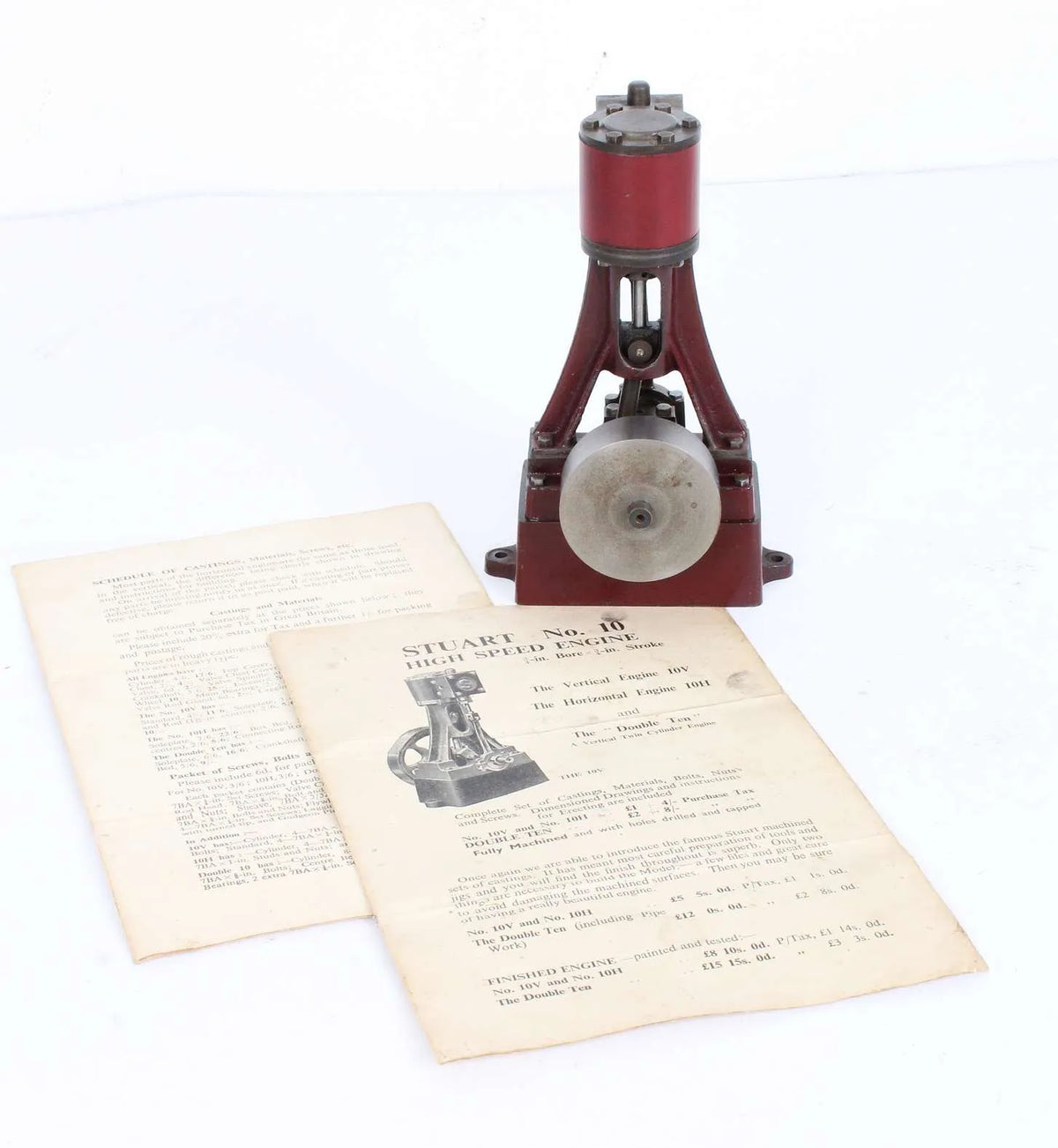 Stuart 10V vertical engine