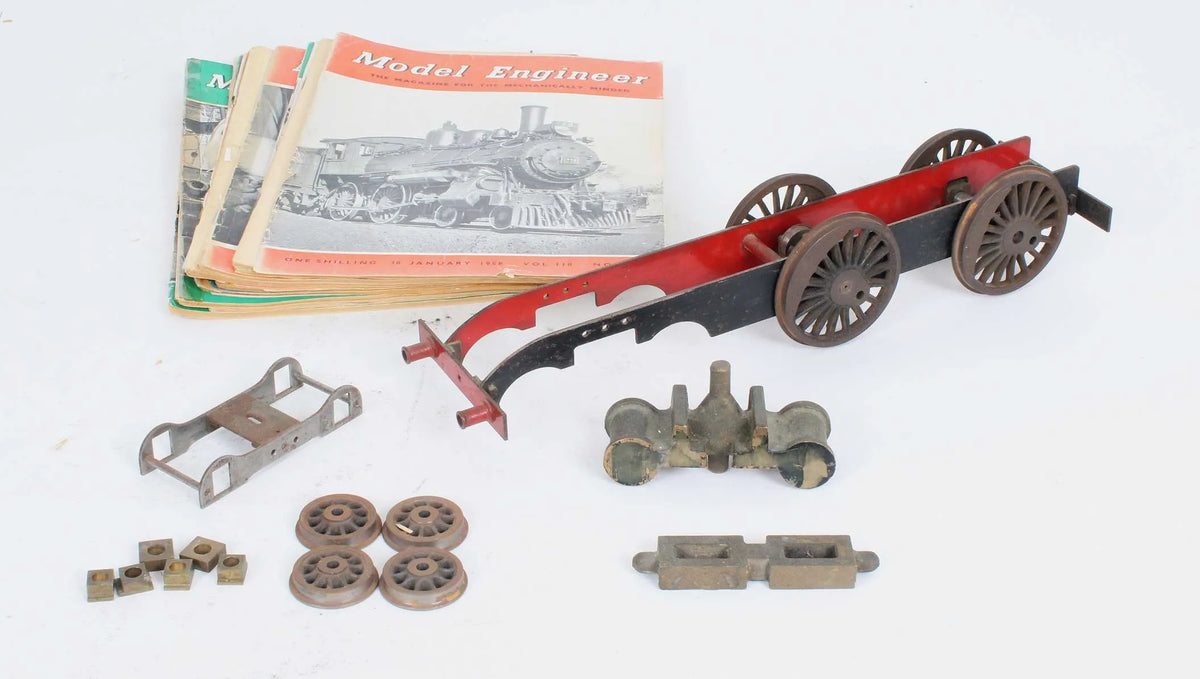 Gauge 1 "Newbury" 4-4-0 frames & castings