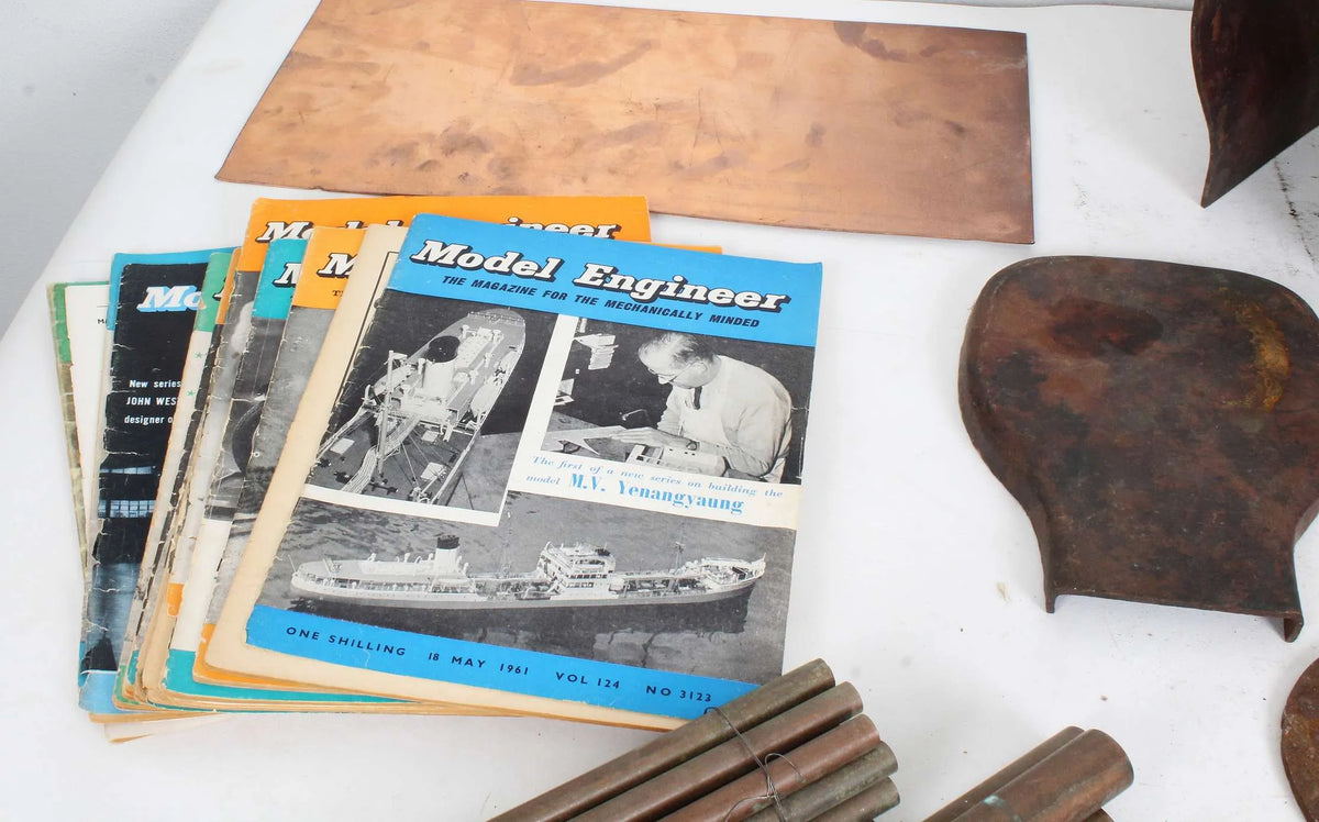 5 inch gauge "Firefly" frames, castings & boiler material