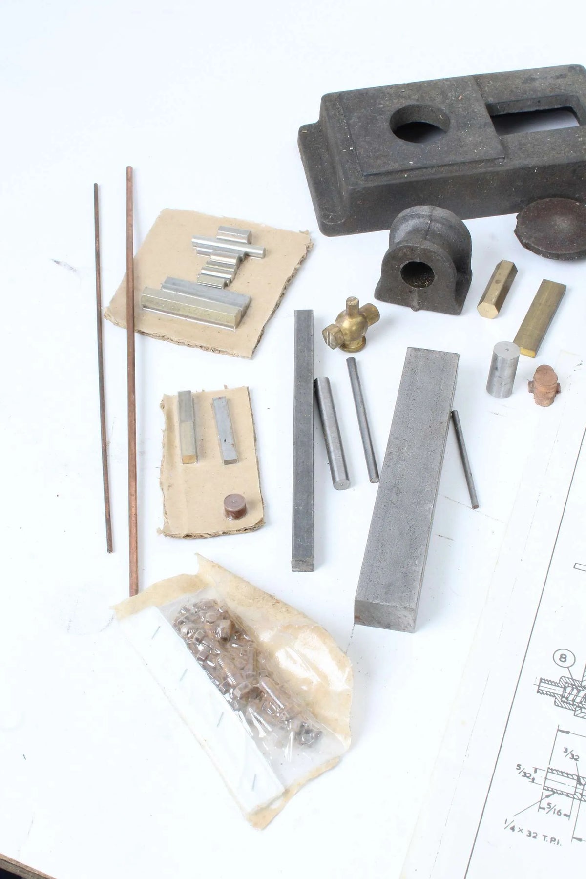 Stuart steam hammer castings