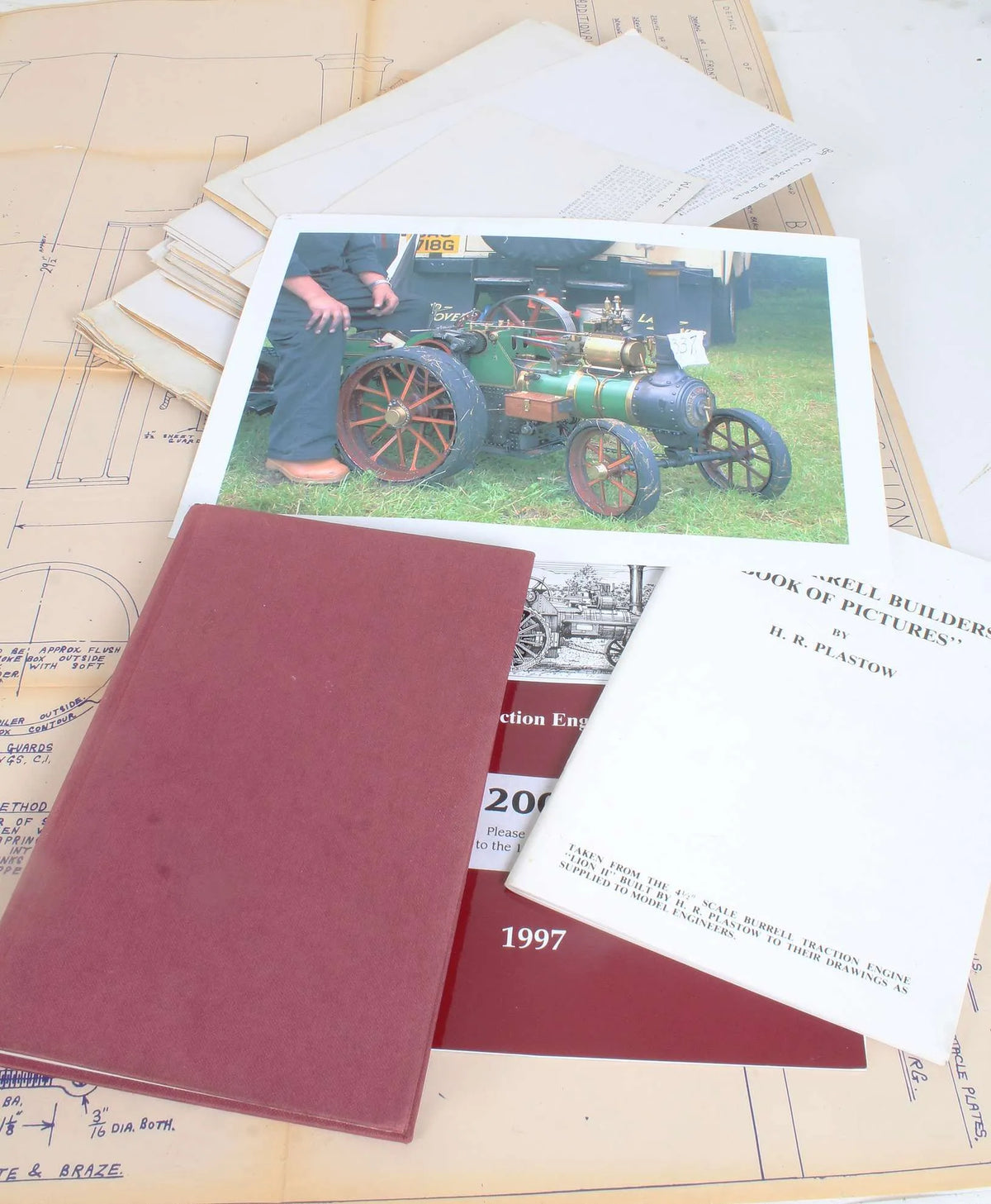 3 inch scale Burrell agricultural with commercial boiler
