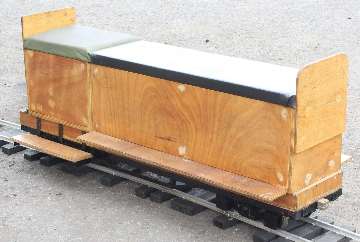 5 inch gauge braked ground level driving truck